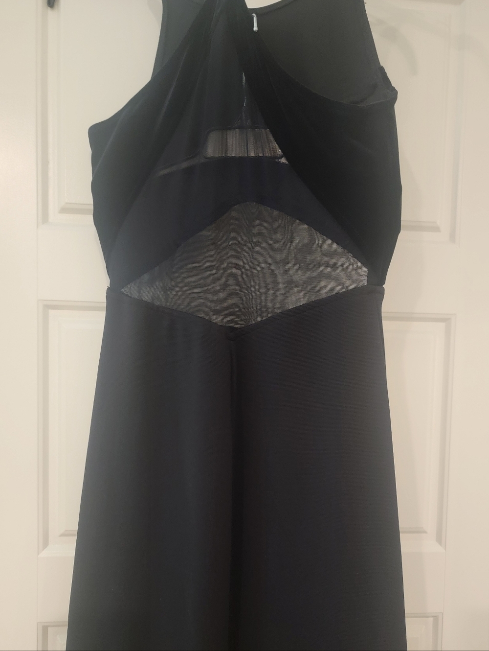 Source Unknown Black Maxi Dress with Sheer Insets - Picture 5 of 12